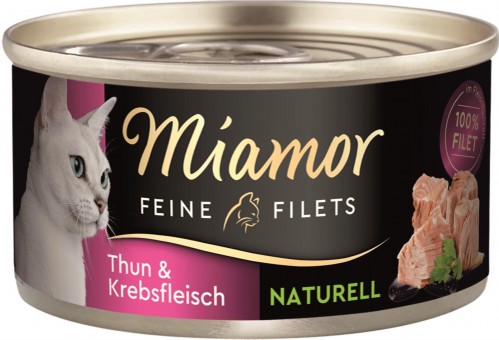 Miamor Feine Filets Naturelle Thunfisch & Krebsfleisch 