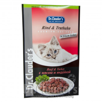 Dr. Clauders Cat Rind & Truthahn Pouch 