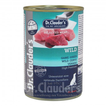 Dr. Clauders Dog Dose Selected Meat Prebiotics Wild 6x 200g
