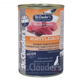 Dr. Clauders Dog Dose Selected Meat Prebiotics Kopffleisch 