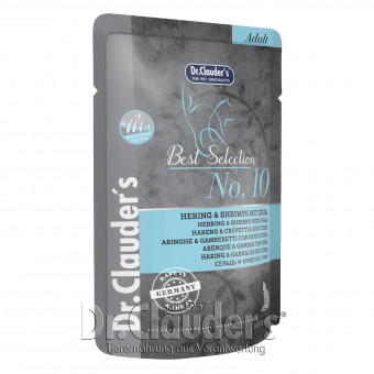 Dr. Clauders Cat Best Selection Adult No 10 Pouch 