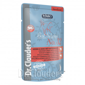 Dr. Clauders Cat Best Selection Sterilised No 32 Huhn & Rind 