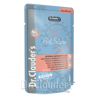 Dr. Clauders Cat Best Selection Sterilised No 34 Huhn & Lachs 