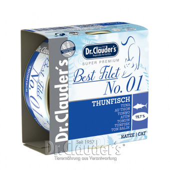 Dr. Clauders Cat Best Filet No 1 Thunfisch 