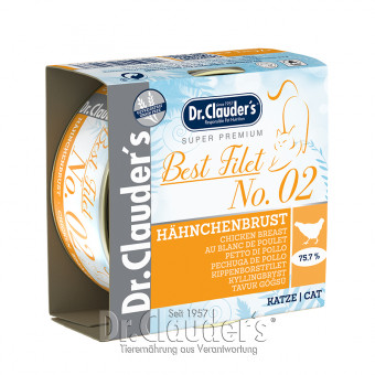 Dr. Clauders Cat Best Filet No 2 Hähnchenbrust 