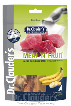 Dr. Clauders Dog Meat & Fruit Snack Banane & Hühnchen 10x 80g
