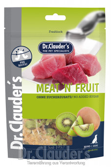 Dr. Clauders Dog Meat & Fruit Snack Kiwi & Hühnchen 10x 80g