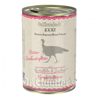 Dr. Clauders BARF Dog Putengeschnetzeltes 12x 400g