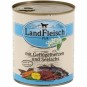 LandFleisch Dog Pur Geflügel-Herz & Seelachs 