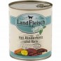 LandFleisch Dog Classic Rinderherz & Reis 