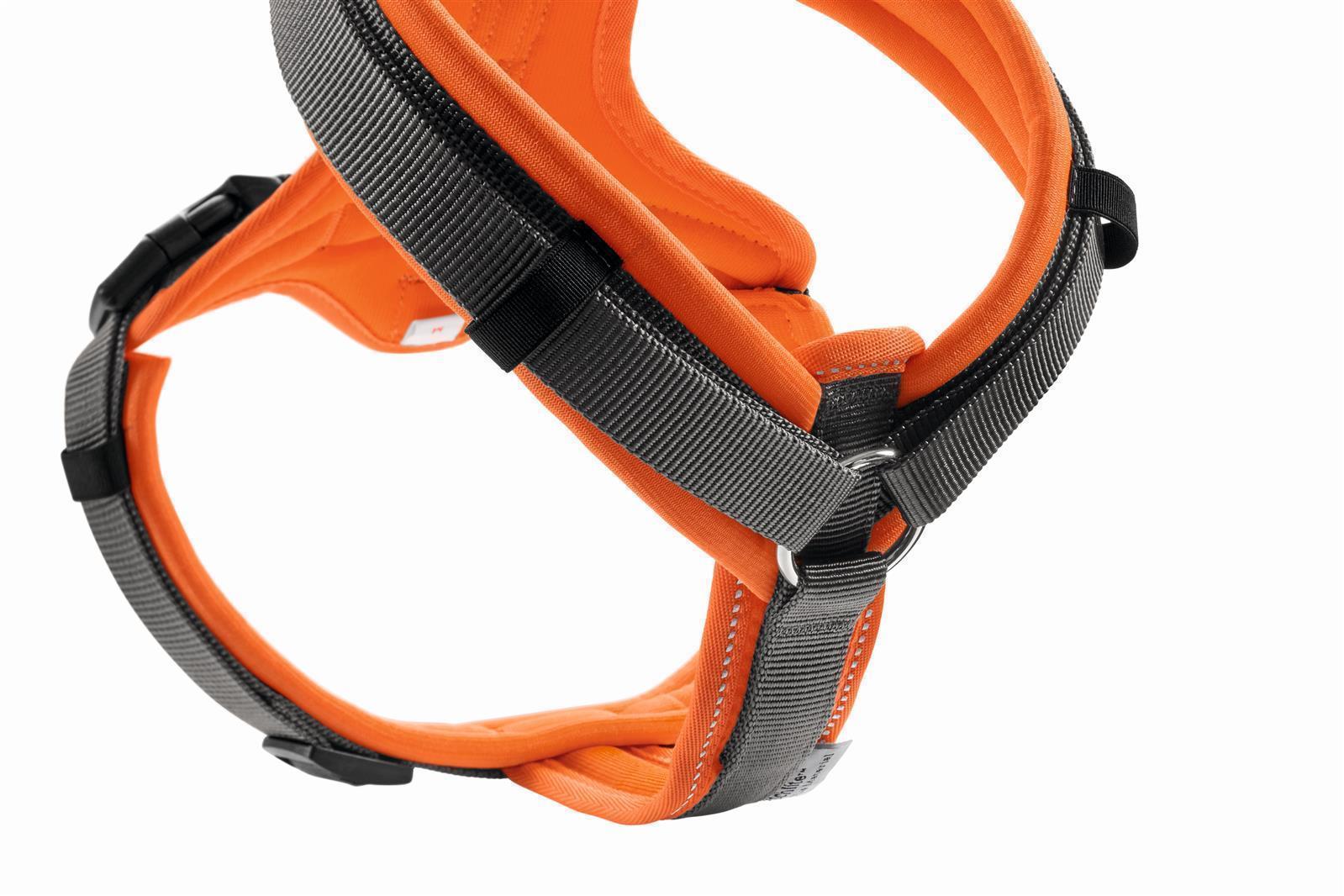 Hunter HundeGeschirr Maldon orangegrau XSS Petplus24
